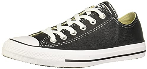 Converse Chuck Taylor All Star Mono Leather Ox,Low-Top Sneakers, Black (Schwarz), 5 UK (37.5 EU)