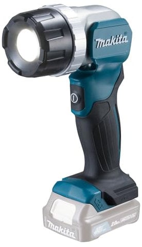 Makita ML106 LED-Akku-Handstrahler 12V max. (ohne Akku & Ladegerät), 190 Lumen, Leuchtkopf um 170° schwenkbar