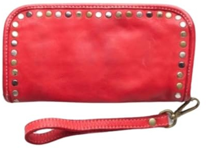 BZNA Berlin Romy red Wallet Sheep Leather Leder Portemonnaie Geldbörse Clutch