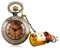Designer Inspirations Boutique ® Alice in Wonderland Drink Me Bottle Brushed Bronze Antiqued/Vintage Case Women's Quartz Pocket Watch Necklace - On 32 Inch / 80cm Chain
