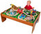 KidKraft 17836 - Spielzeugeisenbahn Ride Around Town mit 100 Teilen und Aufbewahrungstisch