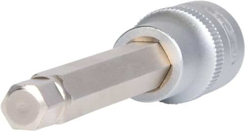 KS Tools 1/2' Bit-Stecknuss Innensechskant, lang, 9mm, auf Hänger