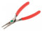 Facom Pince becs droits FACOM pour circlips intérieurs - 179A.18, Polychlorure de vinyle, Rouge et Argent, 19-60 mm
