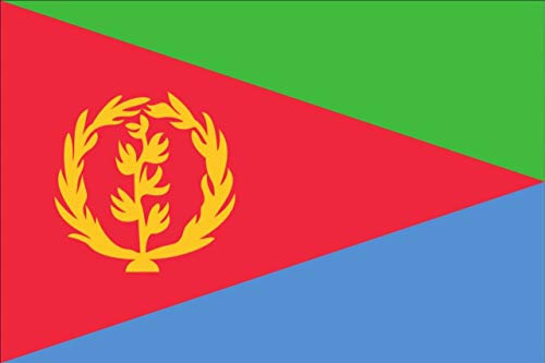flaggenmeer® Flagge Eritrea 80 g/m² ca. 90 x 150 cm