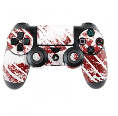 Skins4u Controller Aufkleber Design Schutzfolie Skin kompatibel mit Sony Playstation 4 PS4 Torn