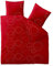 aqua-textil Trend Bettwäsche 200x200 cm 3tlg. Baumwolle Bettbezug Chara Punkte Kreise Rot Weiß