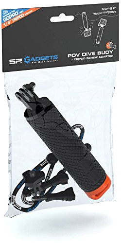 SP Gadgets Universal Dive Buoy Floating Griff Schraube für GoPro Schwarz