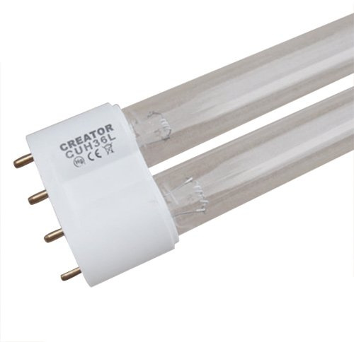 mia.home®] UVC Ersatzröhre Ersatzlampe UV Leuchtmittel Ersatz Lampe UV-C Röhre für UVC Gerät 5W/7W/9W/11W/18W/24W/36W/55W (36 Watt 2G11)