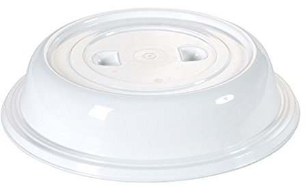 Tellerglocke, geschlossen, aus Polypropylen in weiß oder transparent, mit Griffmulden, mikrowellengeeignet, recycelbar, Höhe je Ausf. 6 cm | ERK (A7 - Ø Teller: 27 cm, Transparent)