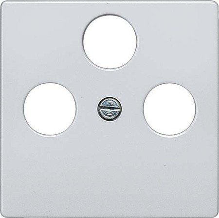 BJC Delta i-sys Color – Plate Socket Antenna TV/FM/SAT 3 Connector Aluminium