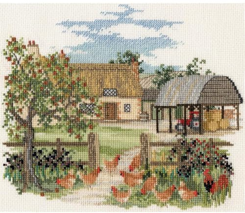 Bothy Threads Cross Stitch Kit - Countryside - Appletree Farm