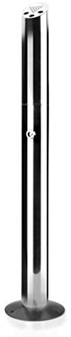 Lacor 63332 Stand Aschenbecher rund 92 x 8 cm Inox