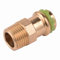 Seppelfricke Pressfitting Kupfer Übergangs-Nippel VC243G 15 x R1/2 RG mit EPDM O-Ring Fitting mit V-Kontur SudoPress
