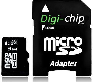 Digi Chip 16GB Micro-SD Class 10 Memory Card For Samsung Galaxy J1, Galaxy J2, Galaxy J3, Galaxy J5, Galaxy J7 and Galaxy J Max Mobile Phones