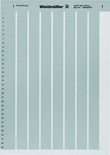 Weidmuller - Aufkleber 105 x 148 (10h/4et) silber