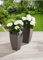 Pflanz-Korb Polyrattan, eckig, 2er Set