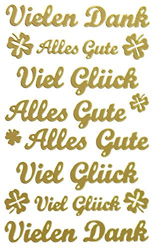 AVERY Zweckform 55993 Deko Sticker Schriftzüge 14 Aufkleber