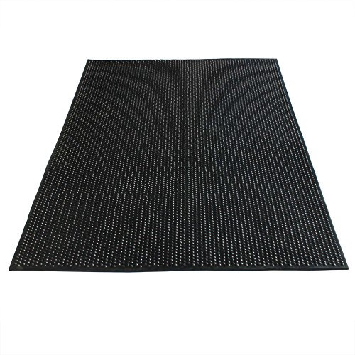Heavy Duty Rubber Stable Mat - 10mm Thick, 6' x 4' (1.83m x 1.22m), Anti-Fatigue, Waterproof, Slip-Resistant