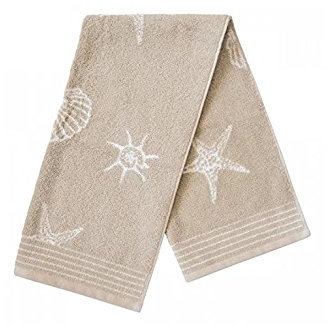 Dyckhoff Frottee Handtuch Duschtuch Muscheln in verschiedenen Farben und Größen 70 x 140 cm beige