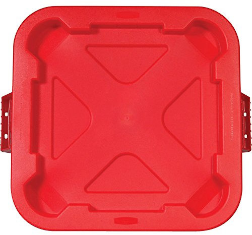 Rubbermaid Commercial BRUTE Trash Can Lid, Red, FG352900RED