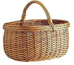 AUBRY GASPARD Panier Osier Buff