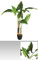 PEGANE Plante Artificielle Bananier en Polyester + Fer + POLYETHYLENE + CIM - Dim : H.120 cm