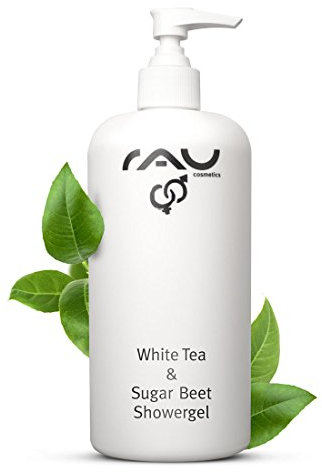 RAU White Tea & Sugar Beet Showergel 500 ml - pflegendes Duschgel für einen intensiven Duschgenuss