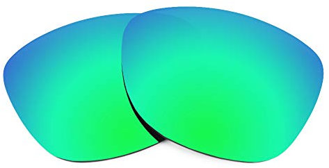 Revant Lentes de Repuesto Compatibles con Gafas de Sol Oakley Frogskins, Polarizados, Verde Esmeralda MirrorShield