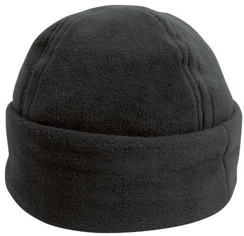 Result Unisex Winter Fleece-Mütze (M) (Schwarz)