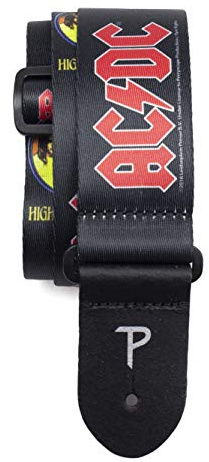 Perri's Leathers LPCP-8014 ACDC 2 Polyester Guitar Strap