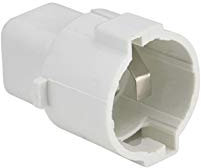 Douille ampoule - Soquet ampoule - Douille lumière - Douille de lampe - Raccord electrique - Douille chantier - Testeur Installation B22 Blanc - Debflex - 712330