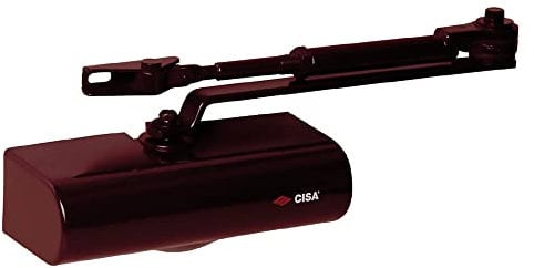 CISA 1C141503088, Chiudiporta Senza Arresto Smart Plus 2, Testa di moro