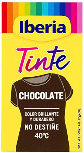 Iberia Tinte Color Chocolate no destiñe a 40 º C Caja 1 ud