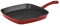 Cuisinart CI30-23CR - Padella quadrata in ghisa smaltata classica da chef, 9-1/4, colore: Rosso cardinale