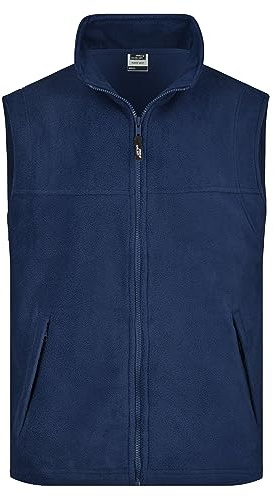 James & Nicholson Fleece Weste - Praktische Weste aus Anti-Pilling-Fleece für Damen und Herren