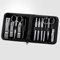 777 Fingernail and Toenail Clipper, Manicure Pedicure Grooming Kit Set Travel Case TS-810 (Silver)