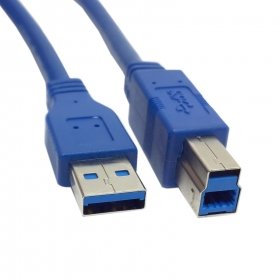 Cablecc Nuevo USB 3.0 estándar A tipo macho a B tipo cable macho 1m para disco duro externo