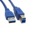 Cablecc USB 3.0 Standard A-Stecker auf B-Stecker, Kabel für externe Festplatte, 1 m