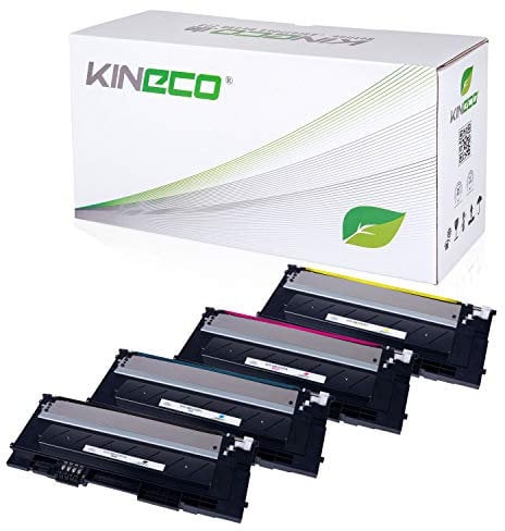4 Toner kompatibel mit CLP-320 für Samsung CLP-325, CLX-3180, CLX-3185 - Schwarz 1.500 Seiten, Color je 1.000 Seiten