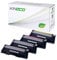 4 Toner kompatibel mit CLP-320 für Samsung CLP-325, CLX-3180, CLX-3185 - Schwarz 1.500 Seiten, Color je 1.000 Seiten