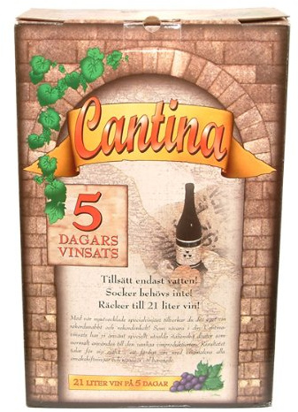 Cantina 5 Day Rose Wine Kit Pink Chardonnay 21L Homebrew No Sugar Needed