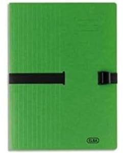 Elba Clip 'N' Go Mappe A4, Karte, Grün