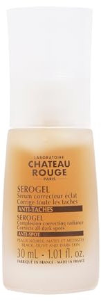 LABORATOIRE CHÂTEAU ROUGE Serum gegen Flecken Glanz – sichtbare Reduzierung von Pigmentflecken – Braunalgen & Bärentraube – Unifie & Illumine – hergestellt in Frankreich – Tube 30 ml