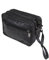 Mens Lorenz Man Bag Leather Black With Wrist Strap(Size:M)