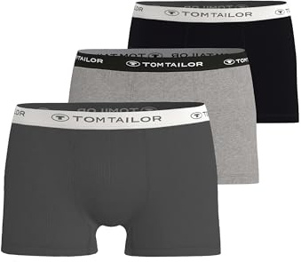 Tom Tailor Underwear Herren Retroshorts Hip Pants, 3er Pack