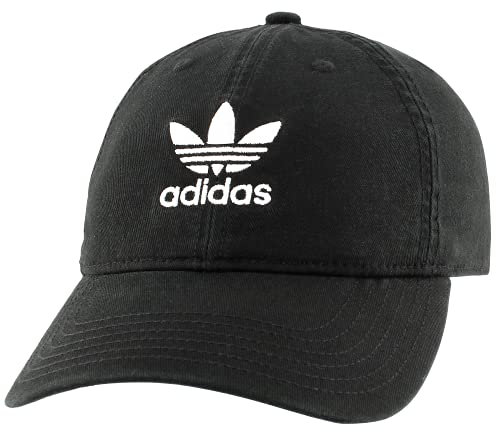 adidas Originals Damen Strapback Originals Relaxed Fit Cap, schwarz/weiß, Einheitsgröße