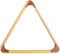 GamePoint Dreieck, Triangel f?r Pool-Billard 57,2mm aus Holz