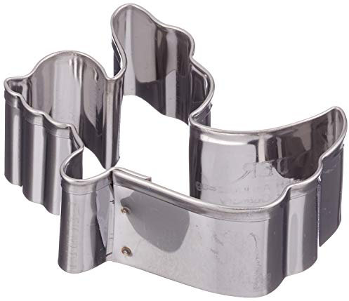 Staedter Acciaio Inossidabile stampini per Biscotti a Forma di Angelo, Argento, Acciaio Inossidabile, Silver, 5,5 cm