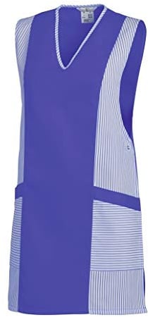 LEIBER Chasuble - mit Knopfverschluss - weiß/blau - Größe: I (36-42)