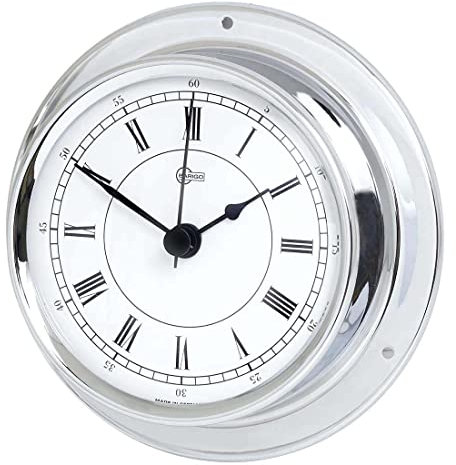 Barigo 683cr Tempo Orologio da nave cromato 110 mm x 32 mm